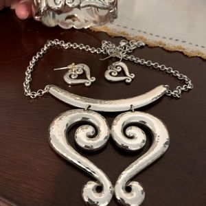 Brighton necklace earrings and bracelet